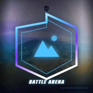 Battle Drop Photoreal: a photoreal battle drop scene laid out as a 300 by 300 Discord profile picture for Discord, with the server name across the middle and the invite on the ribbon.