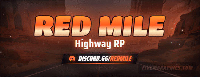 Canyon Highway Painted: a painted canyon highway scene laid out as a 650 by 250 forum signature for forums, with the server name across the middle and the invite on the ribbon.
