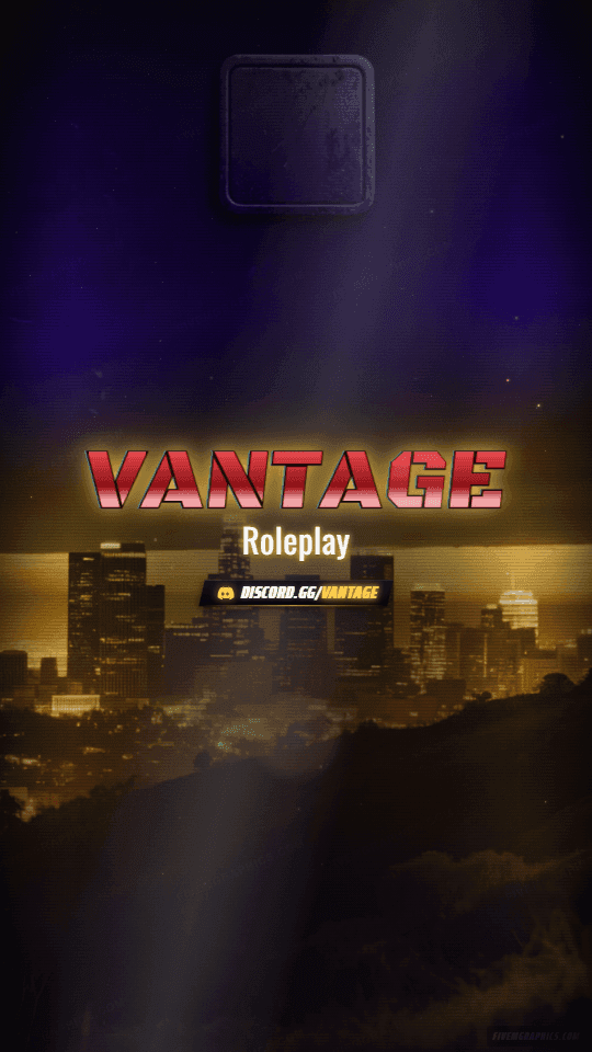 Hillside City Grunge: a grunge hillside city scene laid out as a 1080 by 1920 vertical story for TikTok, with the server name across the middle and the invite on the ribbon.