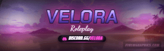 Neon Shore Anime: a anime neon shore scene laid out as a 320 by 100 Twitch panel for Twitch, with the server name across the middle and the invite on the ribbon.