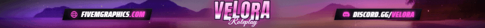 Neon Shore Photoreal: a photoreal neon shore scene laid out as a 1865 by 108 FiveM info banner for FiveM, with the server name across the middle and the invite on the ribbon.