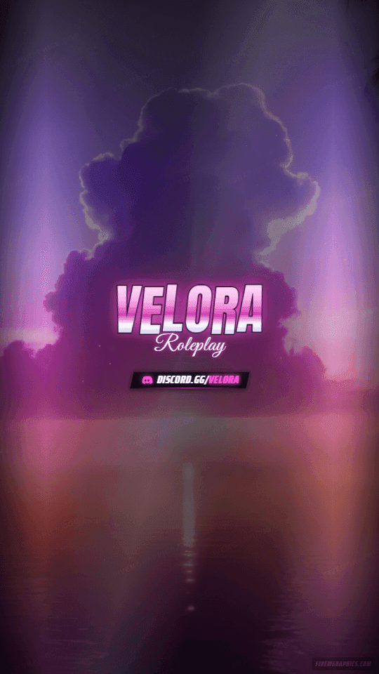 Neon Shore Photoreal: a photoreal neon shore scene laid out as a 1080 by 1920 vertical story for TikTok, with the server name across the middle and the invite on the ribbon.