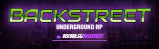 Rain Alley Grunge: a grunge rain alley scene laid out as a 320 by 100 Twitch panel for Twitch, with the server name across the middle and the invite on the ribbon.