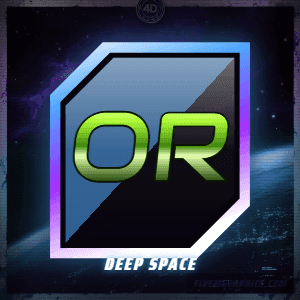 Space Orbit Grunge: a grunge space orbit scene laid out as a 300 by 300 Discord profile picture for Discord, with the server name across the middle and the invite on the ribbon.
