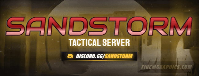 Tactical Dust Grunge: a grunge tactical dust scene laid out as a 650 by 250 forum signature for forums, with the server name across the middle and the invite on the ribbon.