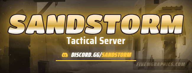 Tactical Dust Painted: a painted tactical dust scene laid out as a 650 by 250 forum signature for forums, with the server name across the middle and the invite on the ribbon.