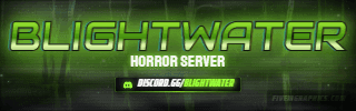 Toxic Swamp Grunge: a grunge toxic swamp scene laid out as a 320 by 100 Twitch panel for Twitch, with the server name across the middle and the invite on the ribbon.