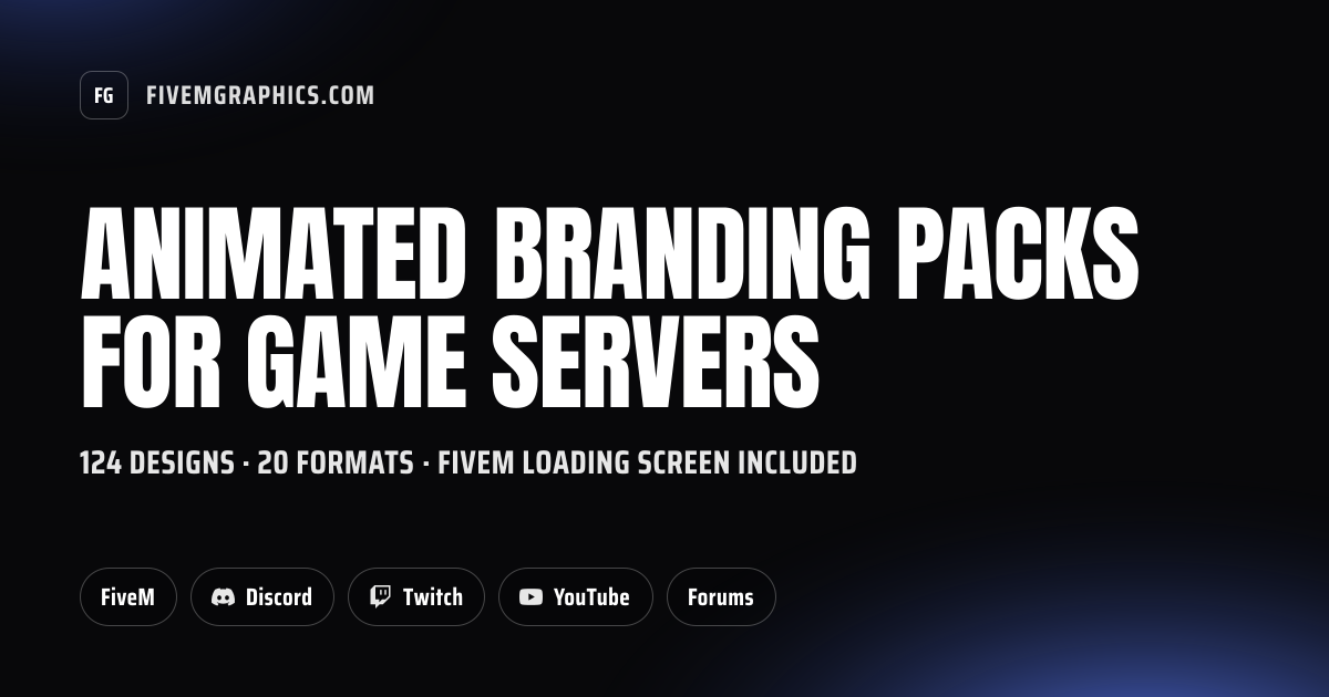All 124 Animated Server Graphics Designs